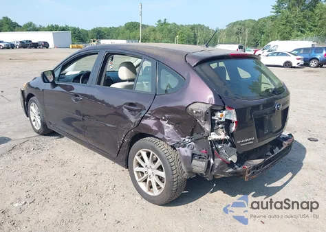 2012 Subaru Impreza 2.0I Premium z USA, uszkodzony, nr VIN JF1GPAC67CG240650